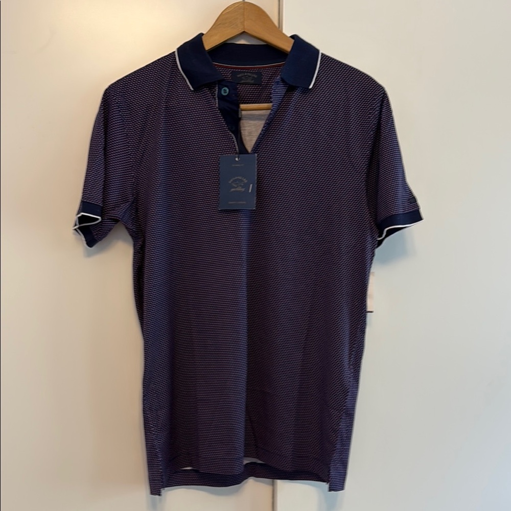 Paul & Shark Classic Blue Polo Shirt with Timeless Design